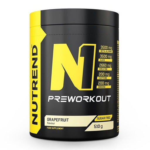 Nutrend N1 Pre-Workout, Grapefruit - 510 grams - Default Title - Pre & Post Workout at MySupplementShop by Nutrend